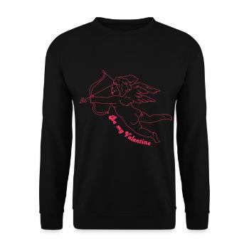 Bemy Black - Unisex Sweatshirt - black - Front - Alina (178cm) & Michal (187cm)