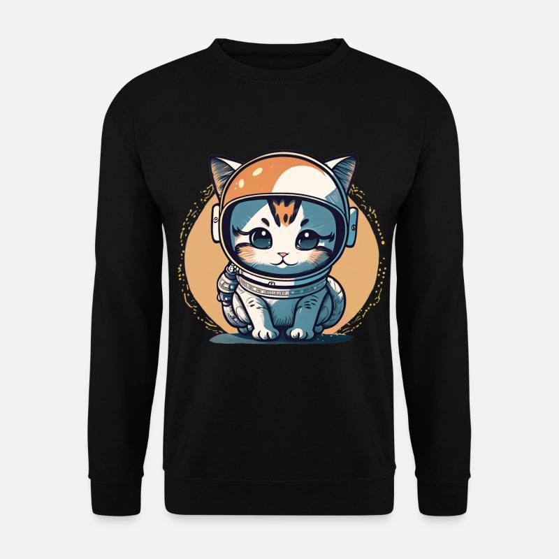 Niedlicher Chatstronaut #9 - Unisex Pullover - Schwarz