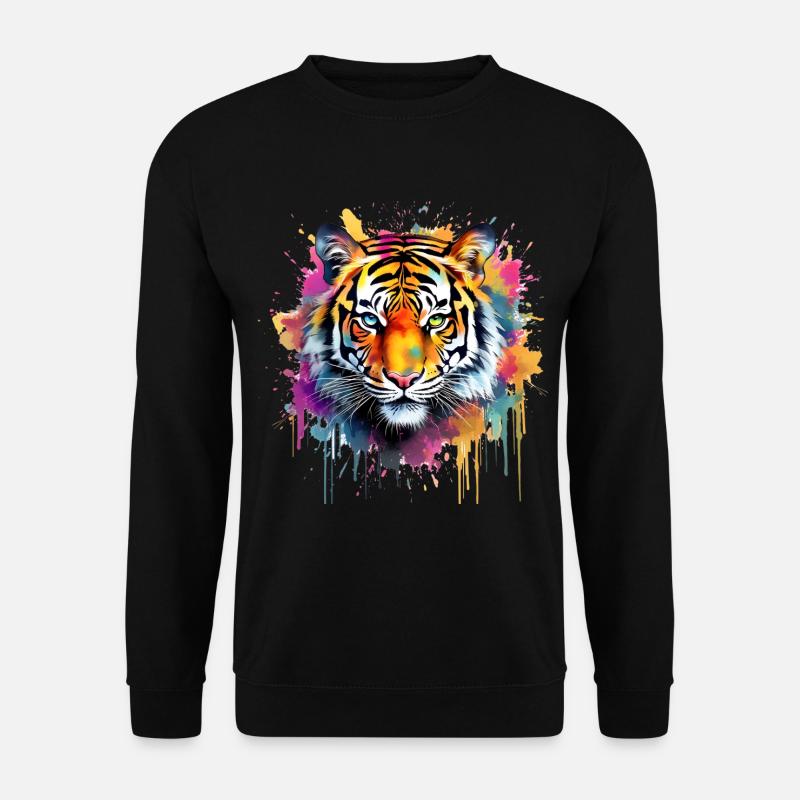 Tiger - Unisex Pullover - Schwarz