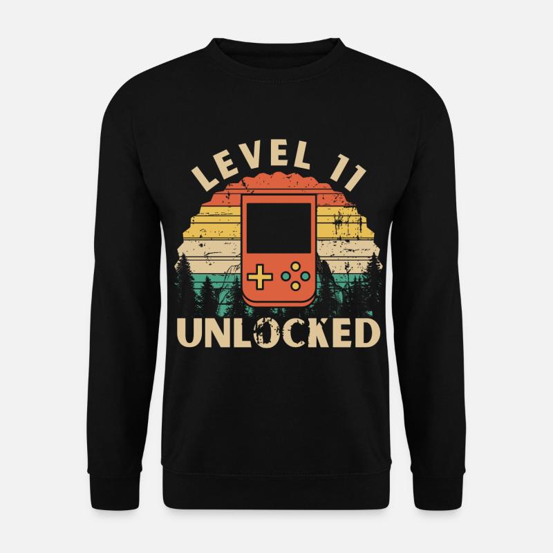 Level 11 Unlocked - Sweat-shirt Unisexe - noir