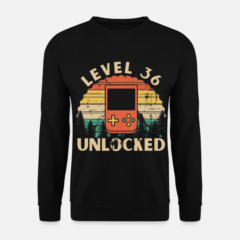 Level 36 Unlocked - Unisex Sweatshirt - black
