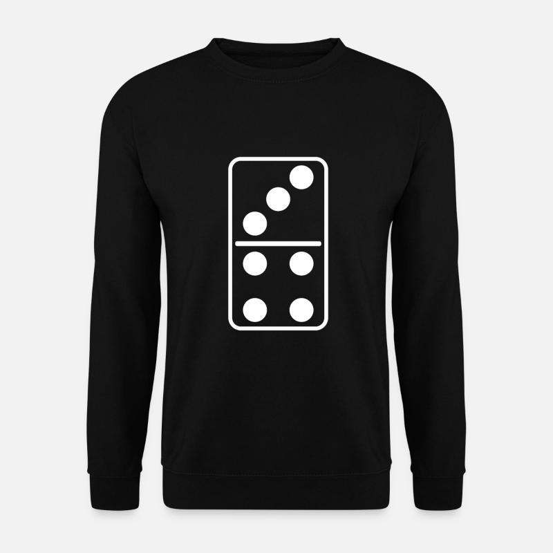 Domino pierre points - Sweat-shirt Unisexe - noir