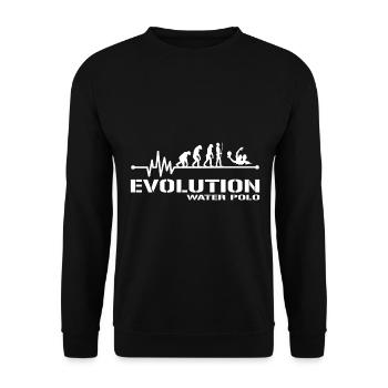 Water-polo Waterpolo Evolution pour hommes - Sweat-shirt Unisexe - noir - Devant - Alina (178cm) & Michal (187cm)