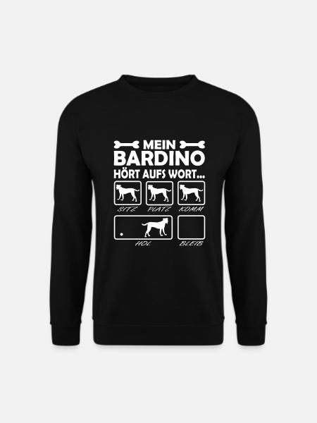 Bardino Majorero Hört aufs Wort Spruch Lustig - Unisex Pullover - Schwarz