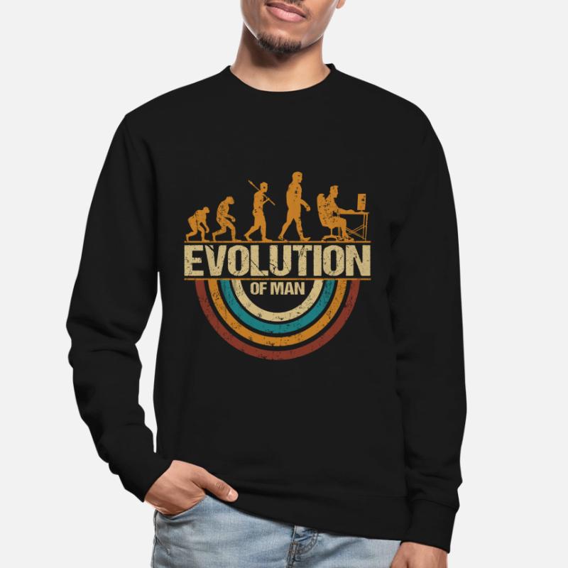Programmateur Computerfreak Evolution Retro Sweat-shirt Unisexe