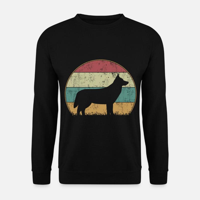 Harzer Fuchs Vintage - Unisex Pullover - Schwarz