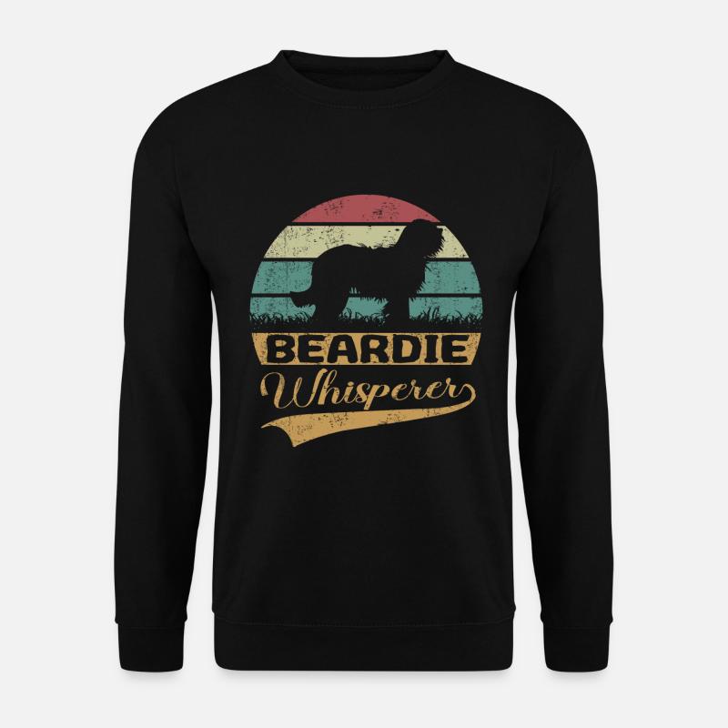 Bearded Collie Beardie Whisperer - Unisex Sweatshirt - black