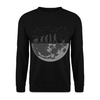 Biewer Yorkshire Terrier Hund Mix Dog Dad Moon - Unisex Sweatshirt - black - Front - Alina (178cm) & Michal (187cm)