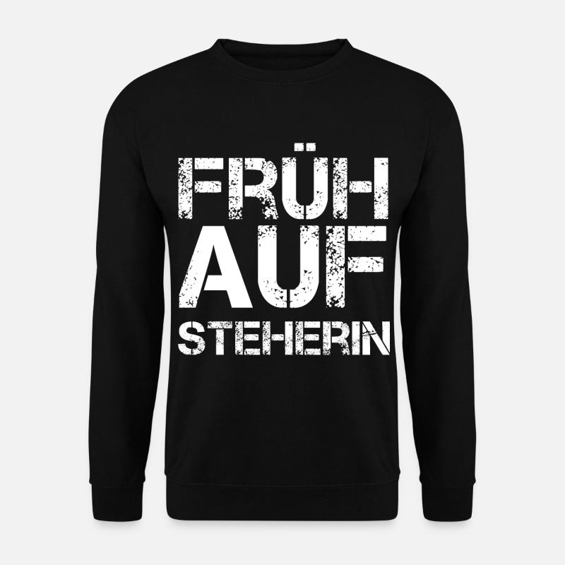 Frühaufsteherin - Unisex Pullover - Schwarz