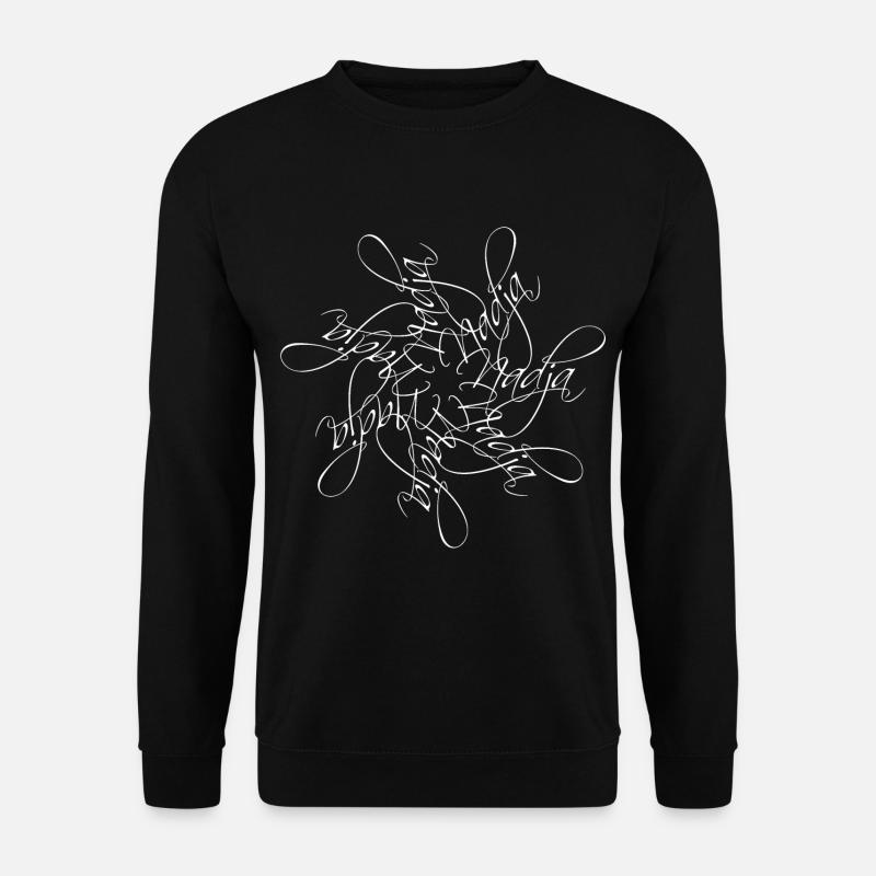 Nadja Name Namensmandala - Unisex Pullover - Schwarz