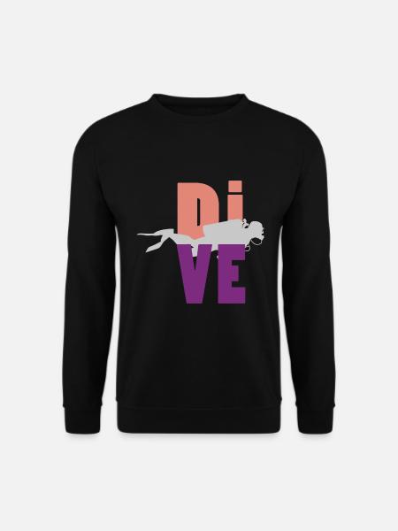 diving - Unisex Sweatshirt - black