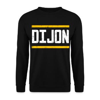 Dijon - Unisex Pullover - Schwarz - Vorne - Alina (178cm) & Michal (187cm)