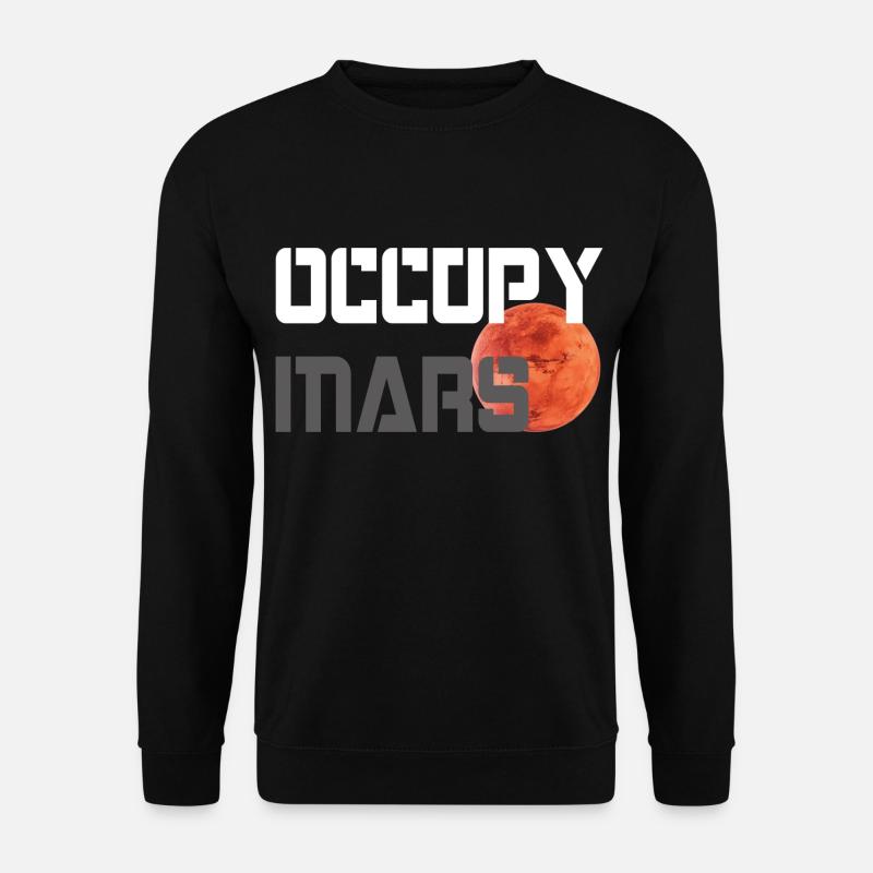 OCCUPY MARS - Unisex Pullover - Schwarz