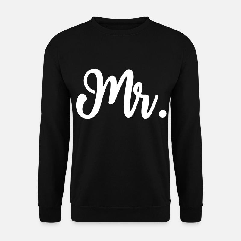 Mr. Kalligrafie Männer - Unisex Pullover - Schwarz