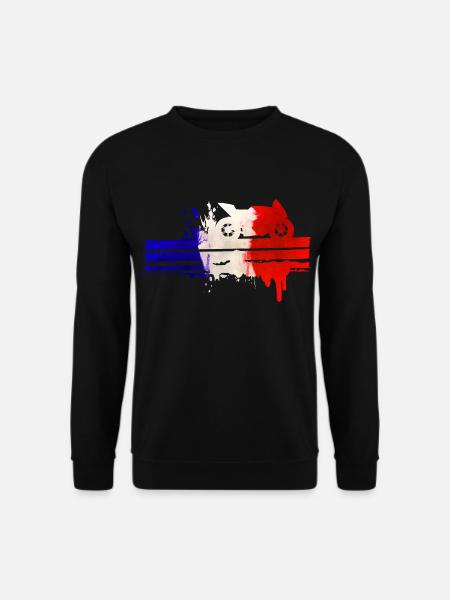 Moto Sport automobile France Bande de course - Sweat-shirt Unisexe - noir