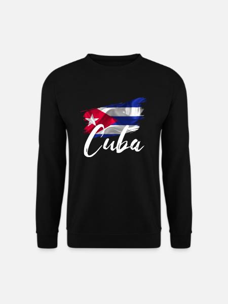Cuba Cuban Flag - Unisex Sweatshirt - black