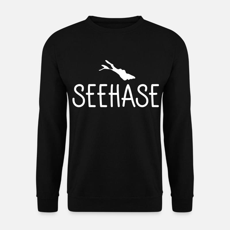 Seehase - Unisex Pullover - Schwarz