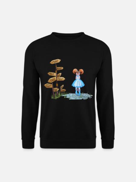 Nirgends - Unisex Pullover - Schwarz