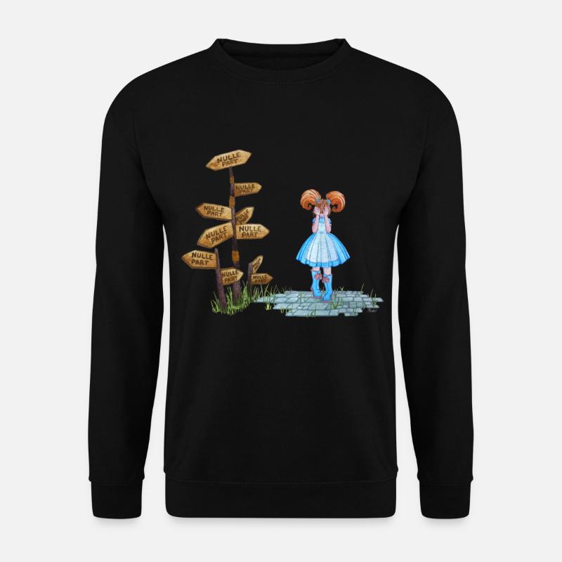 Nowhere - Unisex Sweatshirt - black