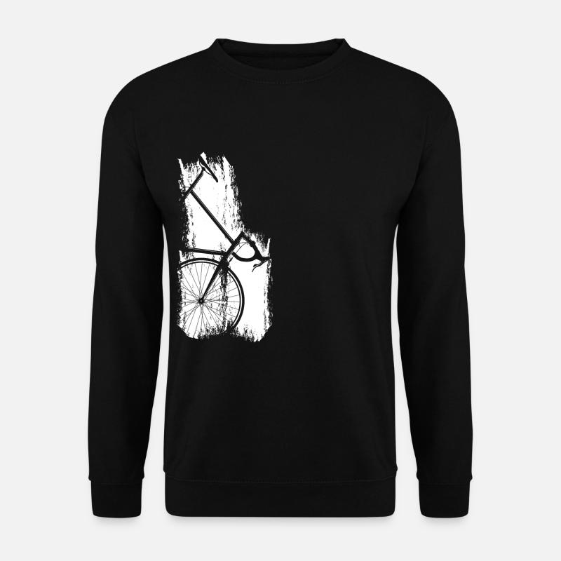 Vélo de course - Sweat-shirt Unisexe - noir