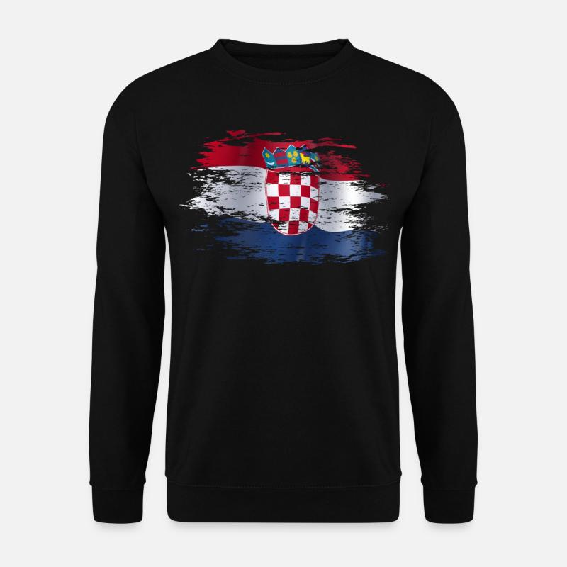 Kroatien used - Unisex Pullover - Schwarz