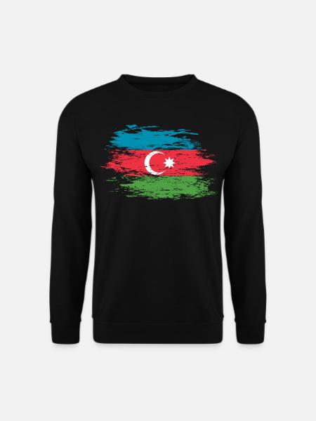 Azerbaïdjan utilisé - Sweat-shirt Unisexe - noir