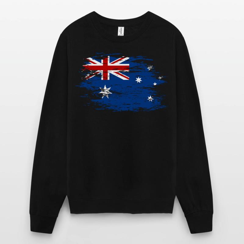 Drapeau de l’Australie utilisé Sweat-shirt Unisexe