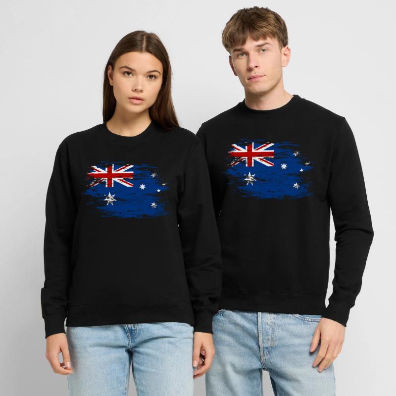 Drapeau de l’Australie utilisé Sweat-shirt Unisexe