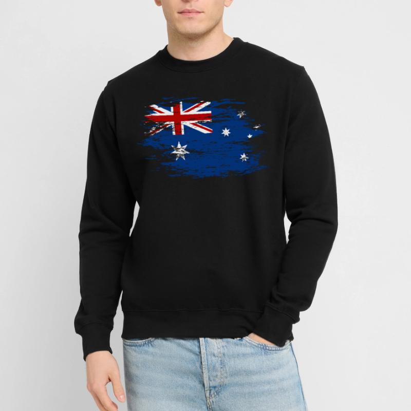 Drapeau de l’Australie utilisé Sweat-shirt Unisexe