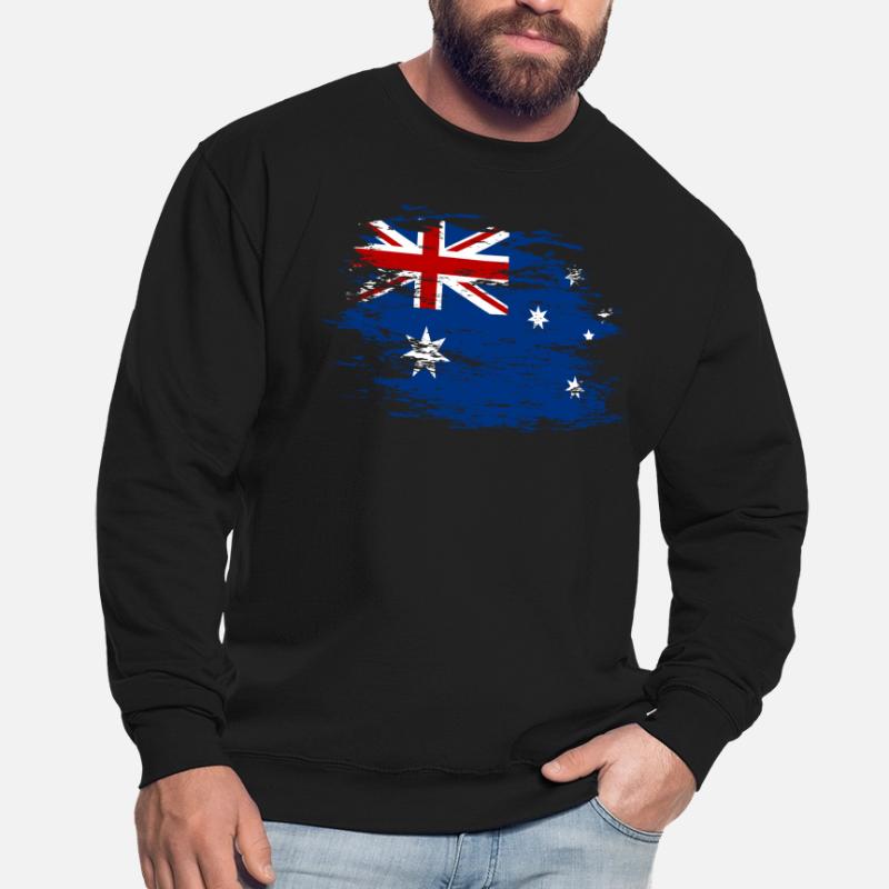 Drapeau de l’Australie utilisé Sweat-shirt Unisexe