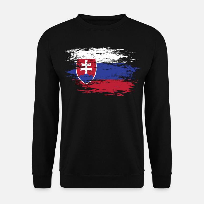 Drapeau de la Slovaquie utilisé - Sweat-shirt Unisexe - noir