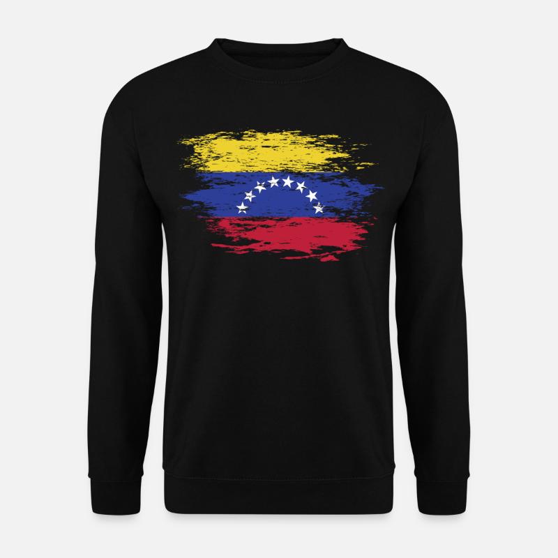 Venezuella Flagge used - Unisex Pullover - Schwarz
