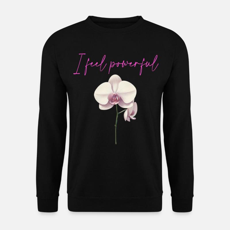 Flower - Unisex Sweatshirt - black