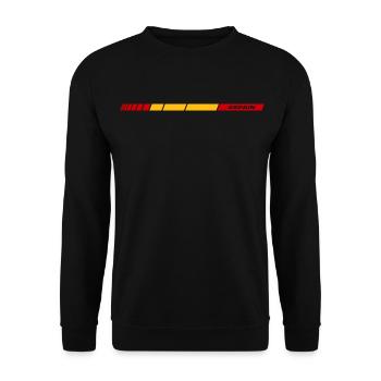 Spain - Unisex Pullover - Schwarz - Vorne - Alina (178cm) & Michal (187cm)