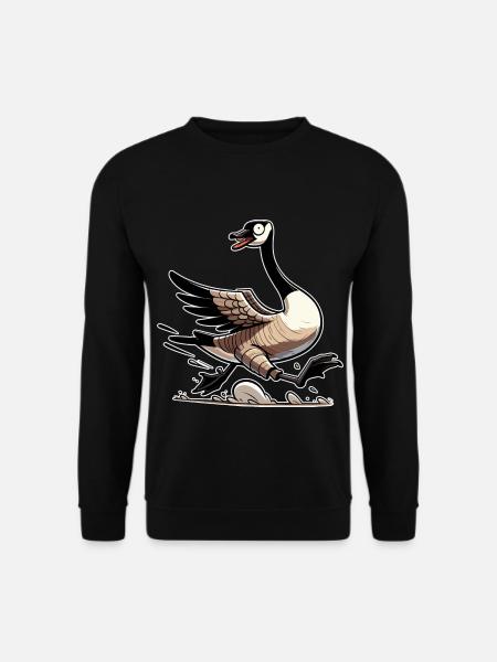 Funny Canadian Goose Meme - Unisex Sweatshirt - black