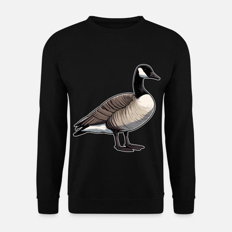 Kanadische Gans Bild - Unisex Pullover - Schwarz