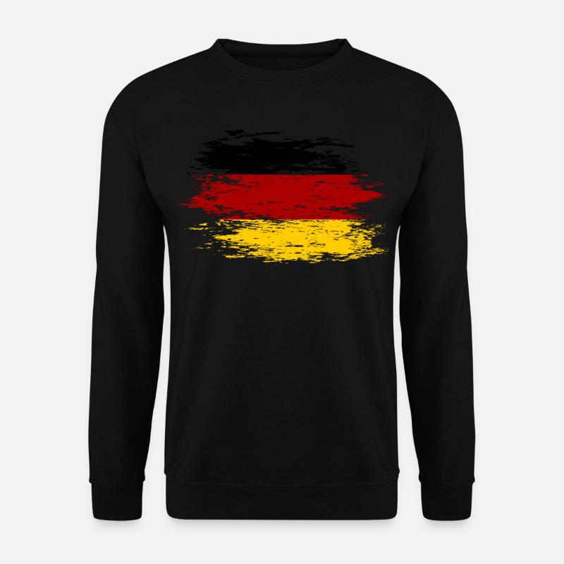 Drapeau de l’Allemagne utilisé - Sweat-shirt Unisexe - noir