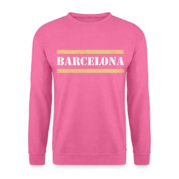 Barcelone - Sweat-shirt Unisexe - rose - Devant