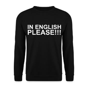 Englisch Lehrer - Unisex Pullover - Schwarz - Vorne - Alina (178cm) & Michal (187cm)