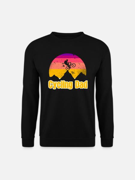 Cycling Dad - Unisex Pullover - Schwarz