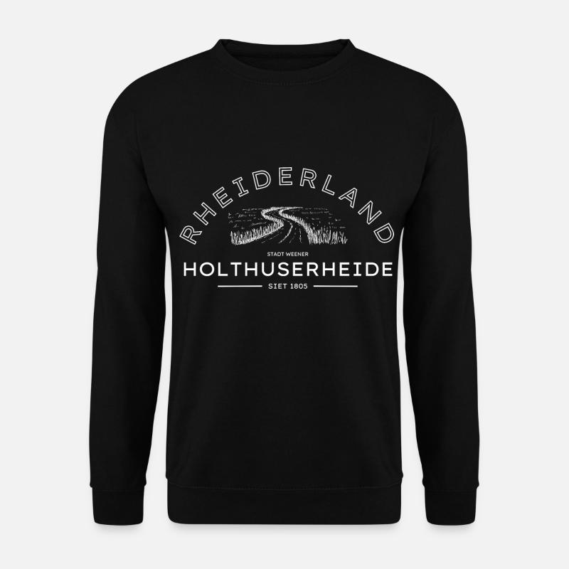 Holthuserheide - Unisex Pullover - Schwarz