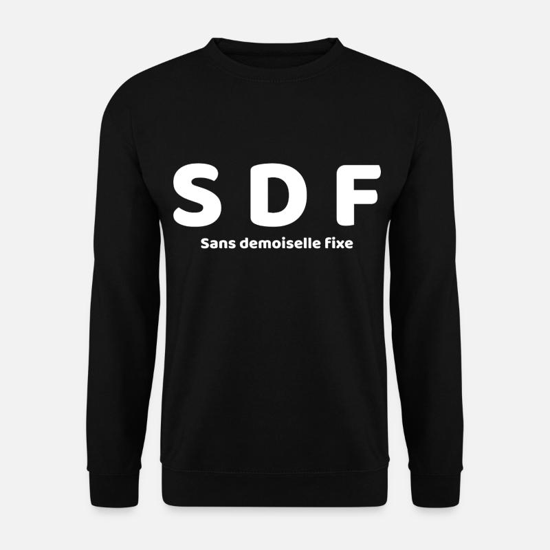 Without a fixed demoiselle - Unisex Sweatshirt - black