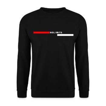 Keine Grenzen - Unisex Pullover - Schwarz - Vorne - Alina (178cm) & Michal (187cm)