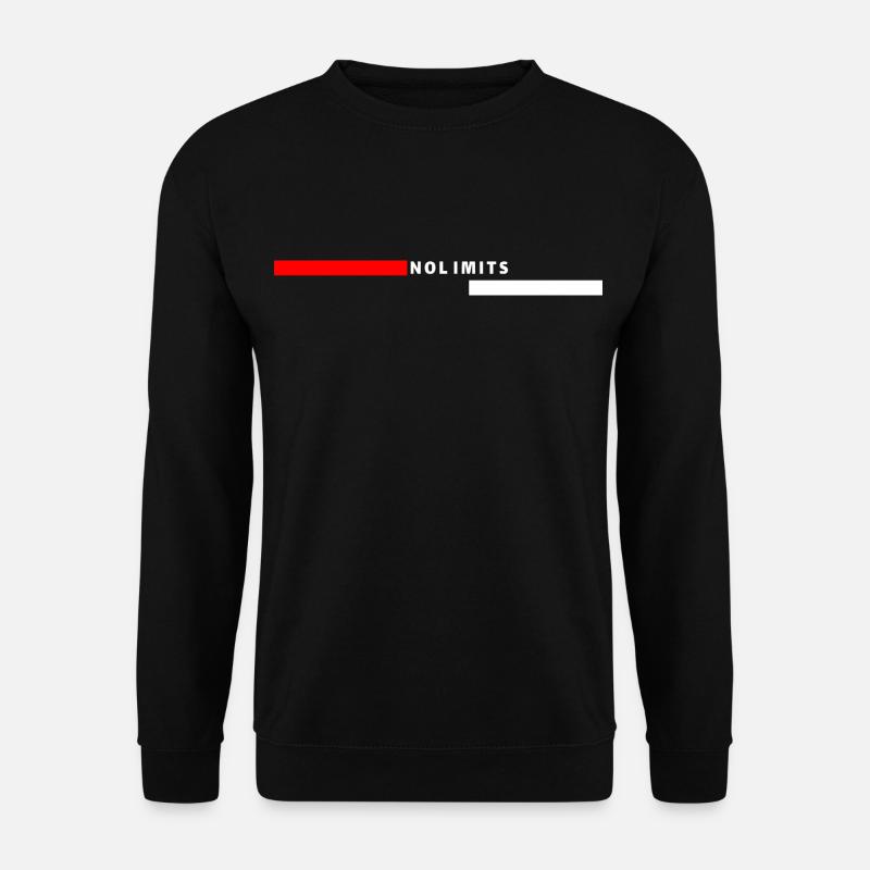 No limits - Sweat-shirt Unisexe - noir