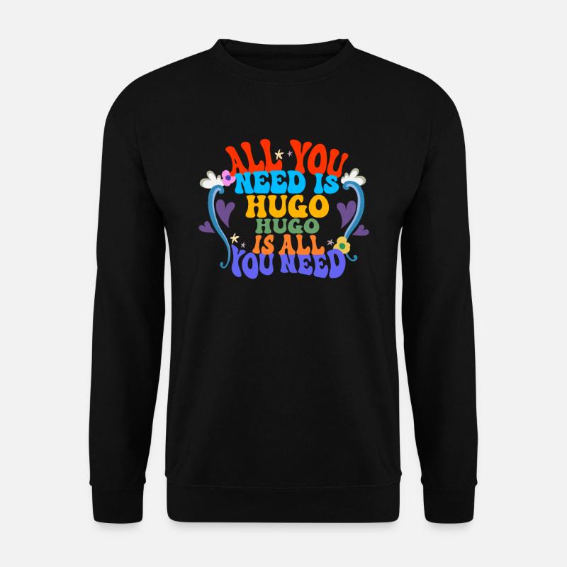Hugo - Unisex Pullover - Schwarz