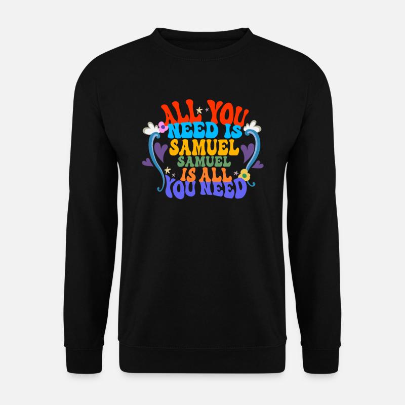 Samuel - Unisex Pullover - Schwarz