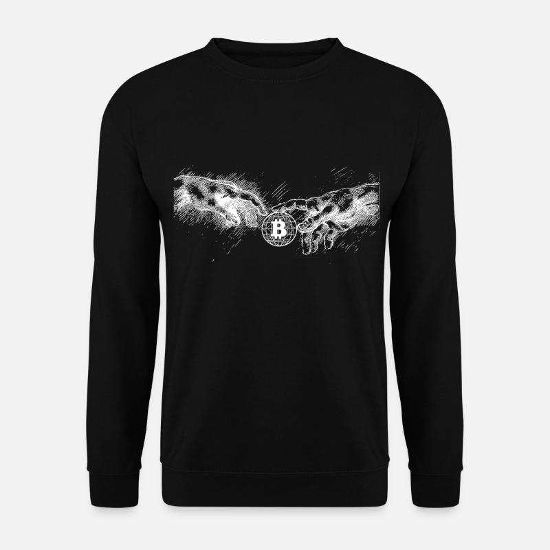 Création des cryptomonnaies Bitcoin - Sweat-shirt Unisexe - noir