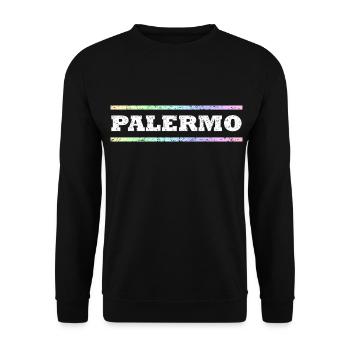 Palerme - Sweat-shirt Unisexe - noir - Devant - Alina (178cm) & Michal (187cm)