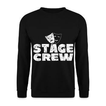 Stage Crew - Unisex Pullover - Schwarz - Vorne - Alina (178cm) & Michal (187cm)