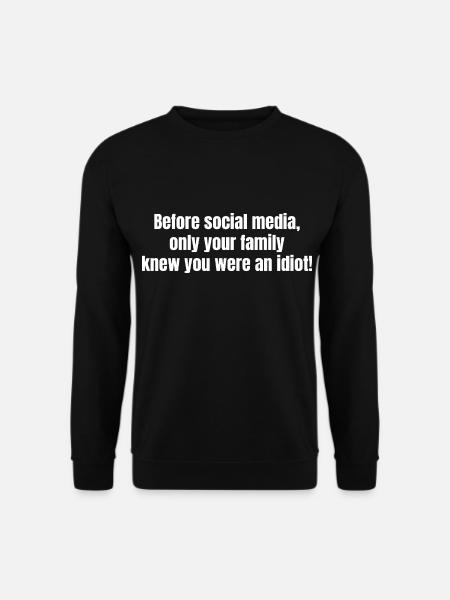 Before - Unisex Sweatshirt - black